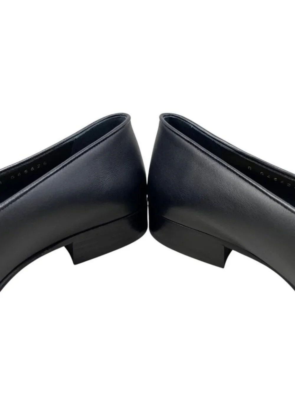 Chanel Loafers Coco Mark Heart Moccasins 94305 Size 37 Calfskin - Picture 8 of 11